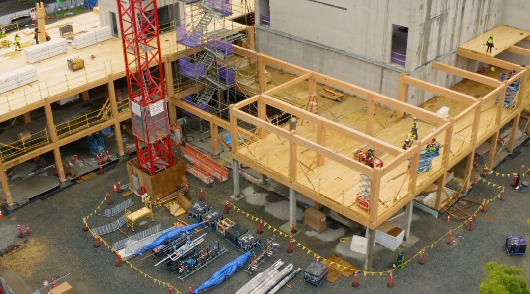 Mass Timber Jobsite