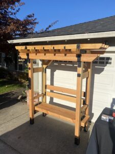 Just built Outdoor Accents Pergola Bench