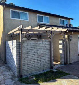 Shereen's finished Pergola Project