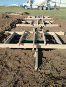 Laying the foundation down for the roller coaster
