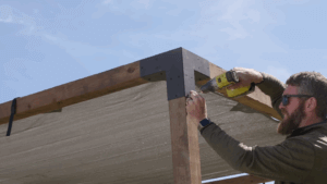 Pergola Build in Progress