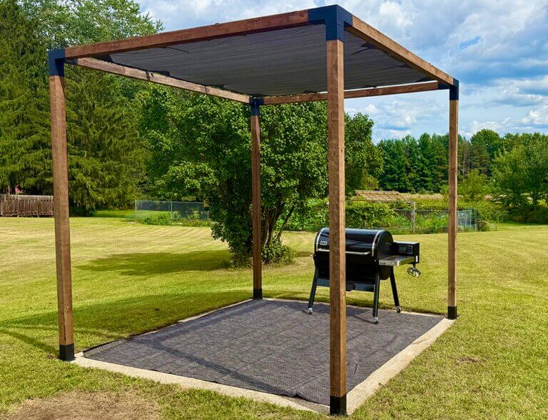 Smart DIY: Building a Sage System™ Pergola Alone and on Budget