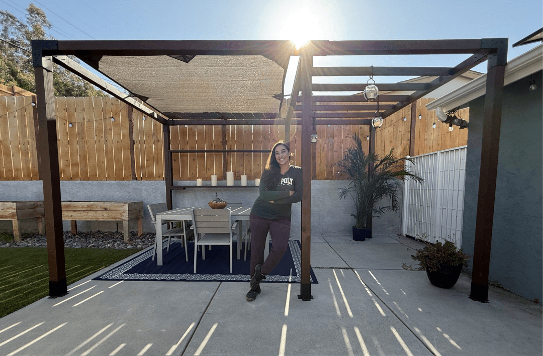 Completed Sage Pergola