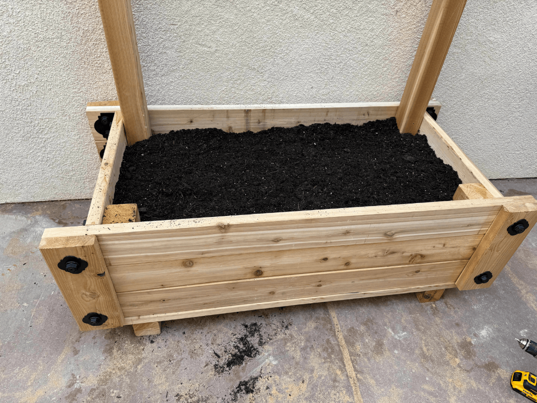 Completed Long-Lasting Planter Box