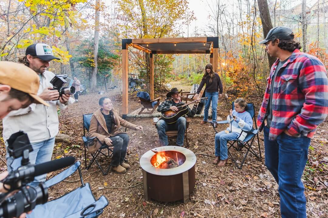 Gathering around the campfire